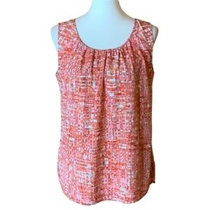 Chico’s abstract print sleeveless top Size medium